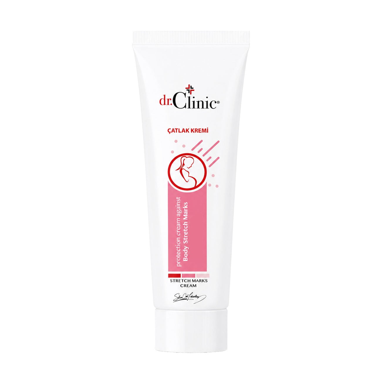 Крем для тіла Dr.Clinic Body Stretch Marks Cream проти розтяжок, з аргановою олією, акацією та екстрактом жовтого крокусу, 100 мл